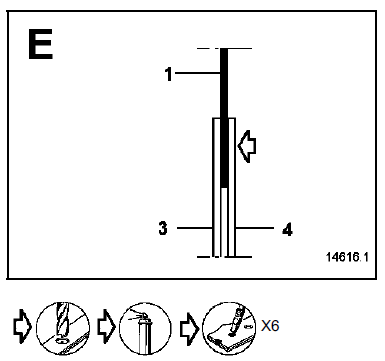 Renfort supérieur de passage de roue