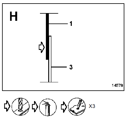 Renfort de support de feux