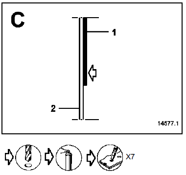 Cloison de chauffage complète