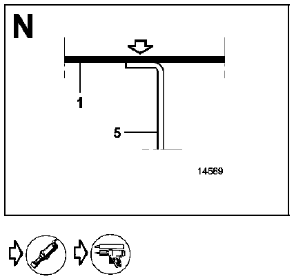 Traverse avant de pavillon