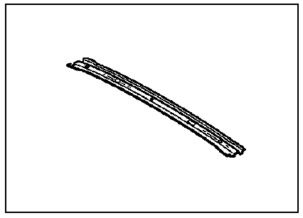 Traverse arrière de pavillon