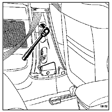 RAPPEL : l'accès aux vis de fixations des