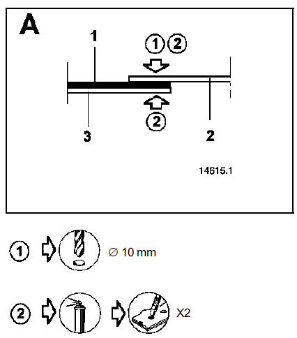 Renfort supérieur de custode