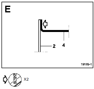 RAPPEL : Il sera nécessaire de remplacer l'insert