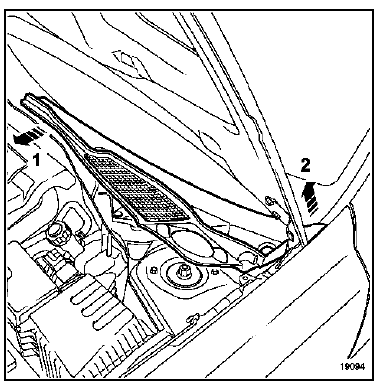Dégager la demi-grille en 1 puis en 2.