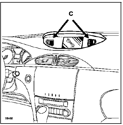 A l'aide de l'outil Car. 1597 (protégé par du ruban de