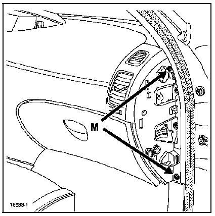 Déclipser les caches latéraux de la planche de bord.
