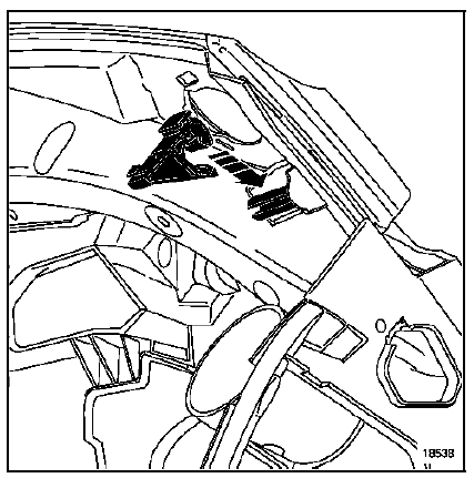 Déposer la planche de bord, en la declipsant des