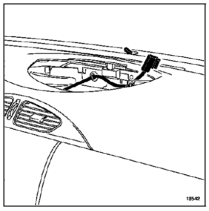 Avant de remettre la planche de bord en place,