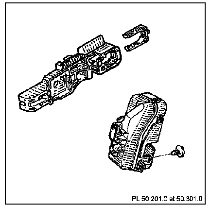 DEPOSE serrure porte avant