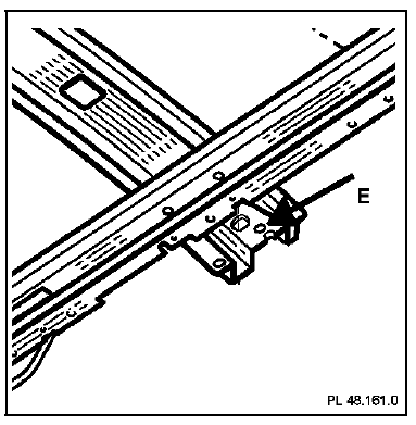 Centrer le toit à l'aide de deux piges (