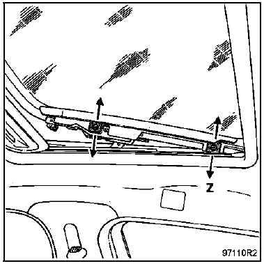 2 - Réglage des jeux en hauteur en (Z) :