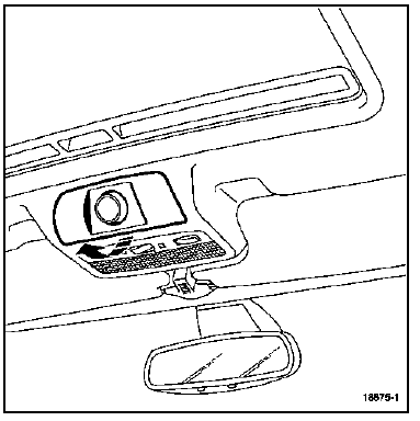 Déposer le bouton de commande de toit ouvrant (si