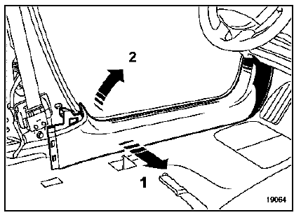 reculer le siège avant au maximum.