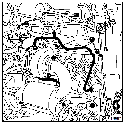 La soupape de régulation de pression est ouverte en