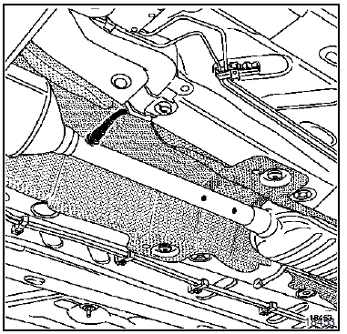 il n'existe pas de matérialisation de la zone de coupe