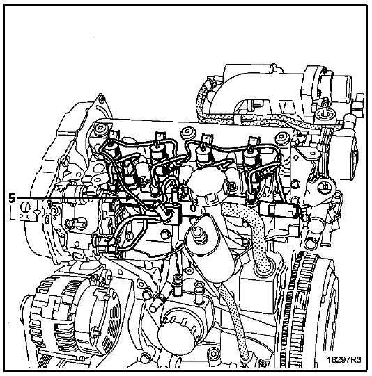 Effectuer un réamorçage du circuit à l'aide de la poire d'amorçage.