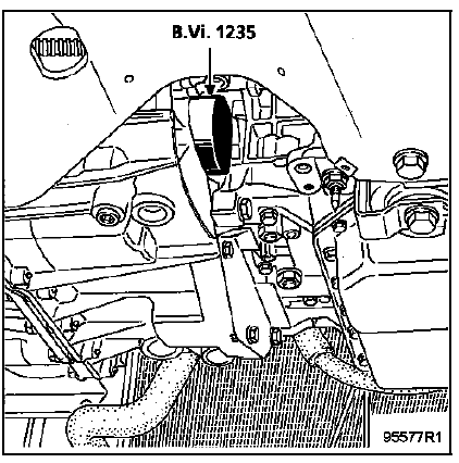 Positionner la transmission par rapport au planétaire.