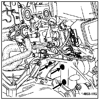 Dégager le démarreur en arrière.