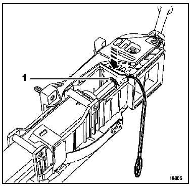 Reposer la colonne dans le véhicule.