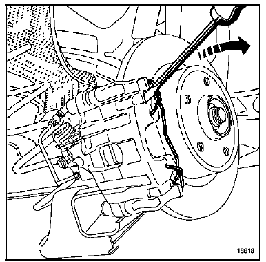 Clipser les câbles de frein à main.