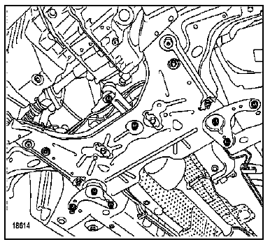Basculer le berceau vers l'avant et déposer les deux