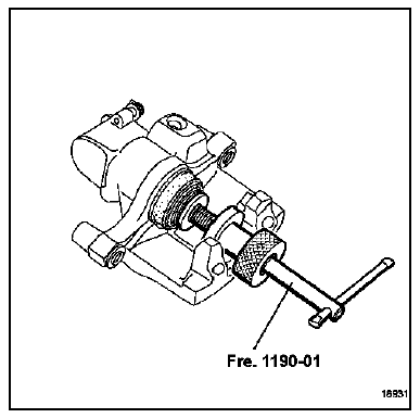 Mettre en place les garnitures neuves en commençant